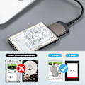 Miniatyrbilde 5 av 8: SATA Til USB 3.0 Konverter Type C Til SATA Adapter kabel