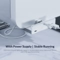 Miniatyrbild 2 av 7: 4 USB 3.0 HUB med strömförsörjning Super hög hastighet expansion 5GBPS data överföring lämplig för bärbar dator