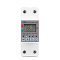 Miniatyrbild 1 av 6: smartlife WIFI Energi Mätare Kwh Mätare brytare Timer med spänning ström och läckageskydd