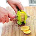 Miniatyrbillede 3 af 9: Rustfrit stål Køkken Håndholdt Orange Citron Skærer Tomat Skæring Klip Frugt Skærer Løg Skærer