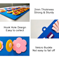 Miniatyrbillede 5 af 6: Bedste kvalitet Børne Montessori Legetøj Fit Finger Tal Matematik Legetøj Børn Tælle Tidlig Læring For Småbørn Intelligens Udvikle 30*30cm