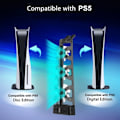 Miniatyrbillede 8 af 8: PS5 Tilbehør Køling Blæser med LED Lys til Playstation 5 Både Disc og Digital Editions Gaming Tilbehør Kølesystem