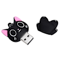 Miniatyrbillede 1 af 7: Sød flashdrev  memory stick 128GB sort Tegnefilm Hei kitty  gadget
