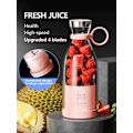 Miniatyrbilde 2 av 6: Bærbar Blender 350ml Mini Bærbar Blender Smoothies 1400mAh FRESH JUICE Reise Elektrisk Reise Bærbar Mixer Kjøkken