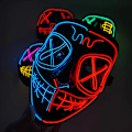 Pikkukuva 1 / 3: Langaton Halloween Neon LED Puhdistus naamio