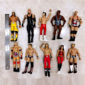 Miniatyrbillede 2 af 4: Original Wrestler action figurer Multi-joint Sort Mænd model Figur legetøj