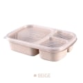 Miniatyrbild 4 av 10: Bärbar Bento Box Lunchbox Läcksäker Mat Behållare Mikrovågsugn Servis