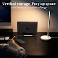 Miniatyrbild 4 av 4: Plast Vertikal Bärbar dator Ställ hållare Justerbar Skrivbord Notebook Dock dator ställ