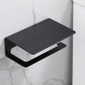 Miniatyrbilde 3 av 7: Selvklebende Toalett Papir Rull Holder Telefon Hylle WC Vev Oppbevaring Arrangør Bad Tilbehør