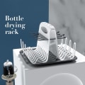 Miniatyrbild 4 av 7: Bärbar rengöring torktumlare baby mjölk flaska torkning ställ flaska tork hållare