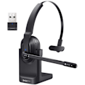 Pikkukuva 1 / 7: H5 Bluetooth 5.0 kuulokkeet, PC langattomat kuulokkeet, 2 mikrofonit ENC nappikuulokkeet, latauksella jalusta USB sovitin