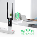 Miniatyrbillede 3 af 7: 2,4G 300Mbps Trådløs USB WiFi Repeater Extender WiFi Signal Forstærker Booster Langrækkevidde Wi-Fi Router Hjem Netværk Udvidelse