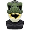 Miniatyrbillede 2 af 9: 3D Dinosaur Maske Lifelike Raptor Dino Moving Jaw Dinosaur Maske