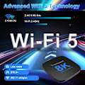 Miniatyrbilde 2 av 7: Android 13 TV Box ATV Dobbel Wifi Med TV Apper 8K Video BT5.0+ RK3528 4K 3D Voice Media Player Set Top Box