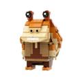 Miniatyrbilde 3 av 5: Space Wars Jar Jar BrickHeadz Building Block Kit DIY Film Karakter Handling Figur