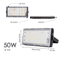 Miniatyrbillede 5 af 7: Led Floodlight 50W Vandtæt IP65 Udendørs LED Reflektor Lys