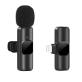 Miniatyrbild 4 av 8: Trådlös Lavalier Mikrofon Bärbar Ljud Video Inspelning Mini Mic för iPhone Android Live Broadcast Gaming Phone Mic