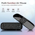 Miniatyrbilde 2 av 7: Air Mouse 2.4G Trådløst Tastatur Fjernkontroll IR Fjernkontroll Læring 6-Axis Motion Sense for Smart TV Android TV Box PC
