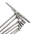 Miniatyrbild 1 av 5: 6 bitar set teleskop mätare set mikrometer mätning borrning ingenjörer kit 8-150 mm härdat verktyg stål precision teleskop mätare
