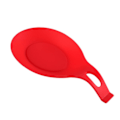 Miniatyrbillede 2 af 5: 1 STK ske holder silikone varme fast ske rest redskab spatel holder