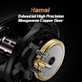 Miniatyrbillede 4 af 10: Baitcasting Hjul Betriel 9.5KG Max Træk 12 Leje 5.4 Gear Ratio Langsom Jigging Fiskeri Hjul