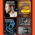 Miniatyrbillede 4 af 9: 3-i-1 AI Oversætter Earbuds 140 Sprog Støj Annullering Bluetooth 5.3 Headset