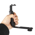 Miniatyrbilde 1 av 7: Kamera Tilbehør L Blits Bracket Med 2 Hot Shoe Mounts For Videokamera