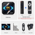Miniatyrbild 6 av 8: Smart TV Box Android 13 Quad Core Cortex A53 Support 8K Video 4K HDR10 Dual Wifi BT Google Voice