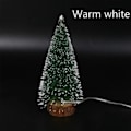 Miniatyrbilde 5 av 8: Mini kunstig juletrær pynt  fest bordplate miniatyr snø frost jule tre