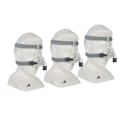 Miniatyrbilde 8 av 11: Nesemaske Med Hodeplagg Silisium Gel Puter For CPAP Maskin Søvn apné