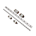 Miniatyrbillede 4 af 4: 1 lineær guide+1 vogn 3D Printer del  MGN9C miniature lineær skinne slide