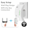 Miniatyrbild 4 av 6: 300 Mbps WiFi Repeater WiFi Extender Router WiFi Signal Förstärkare Trådlös WiFi Booster Långräckvidd WiFi Repeater Access Point