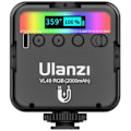 Miniatyrbilde 3 av 8: RGB Full Farge LED Video Lys 2500K-9000K 800LUX Magnetic Mini Fill Light Extend 3 Cold Shoe