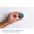Miniatyrbild 2 av 5: Smart Home WiFi Relä 2 Kanal Med Ström Mätning  Ruller