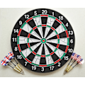 Miniatyrbilde 2 av 6: Høy kvalitet 36CM Profesjonell Dobbeltsidig Flocking Dart Brett Stål Tips Dart Konkurranse KTV Underholdning og Fritid med 6 Dart