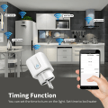 Miniatyrbillede 3 af 7: Smart Plug WiFi Socket EU  Med Strøm Monitor Timing Funktion Tuya Smart Life APP Control