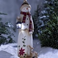 Miniatyrbilde 5 av 5: Jul Harpiks Håndverk Snømann Dekorasjoner Hage Scene Dekorasjon