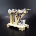 Miniatyrbilde 3 av 5: Hånd generator modell sett leker diy tre manuell dynamo vitenskap eksperiment montering modeller leketøy