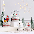 Miniatyrbilde 5 av 8: Krystall Kule Natt Lys Krystall Kule Lampe Jule Snø Globe Ornament Natt Lys Krystal Lys