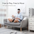 Pikkukuva 7 / 7: USB3.0 C Link C-tyypin kaapeli Oculus Quest 2 lisälaitteet 16FT/5M Maksimi 5Gbps Data siirto nopeus USB C kaapeli VR