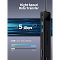Pikkukuva 4 / 7: USB C keskitin Gigabit telakka VGA USB tyyppi C keskitin