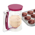 Miniatyrbilde 4 av 7: 900 ML kake deig deig dispenser baking verktøy cupcake trakt deig dispenser ventil målebeger