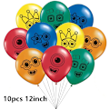Miniatyrbillede 4 af 4: 10 stykker Nummer blokerede Balloner 12tommer Nummer Blokker Latex Balloner