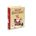Miniatyrbilde 1 av 8: 5 stykker bok form jul godteri gave boks jul gave pakning boks god jul fest pynt