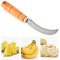 Miniatyrbilde 1 av 5: Rustfritt stål Ananas Kniv Grønnsak Frukt  Skreller Tre håndtak kutter
