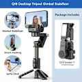 Miniatyrbillede 7 af 7: 360 Rotation Følgende Shooting Mode Gimbal Stabilizer Selfie Stick Stativ Gimbal
