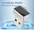 Miniatyrbilde 2 av 7: USB Fingeravtrykk Leser Modul Biometrisk Skanner hengelås for bærbare datamaskiner & PC