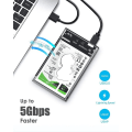 Miniatyrbild 3 av 7: Hårddisk boxar USB 3.0 till SATA III Hårddisk fodral 2.5 tum HDD SSD Shell