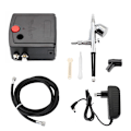 Miniatyrbild 2 av 9: Dual-Action Spray Pistool Airbrush med Kompressor 0,3mm Airbrush Kit
