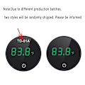 Miniatyrbild 4 av 7: Akvarium Termometer LCD Digital Extern Termometer Laddning Typ-C Fisk Tank Mini Termometer Hög Precision